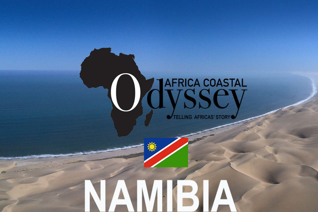 Africa Coastal Odyseey logo over coastline image